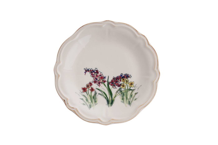 Hermia Amber 24 Juego de Cena de Porcelana de 24 Piezas Elegante Versátil Duradero Apto Lavavajillas Microondas